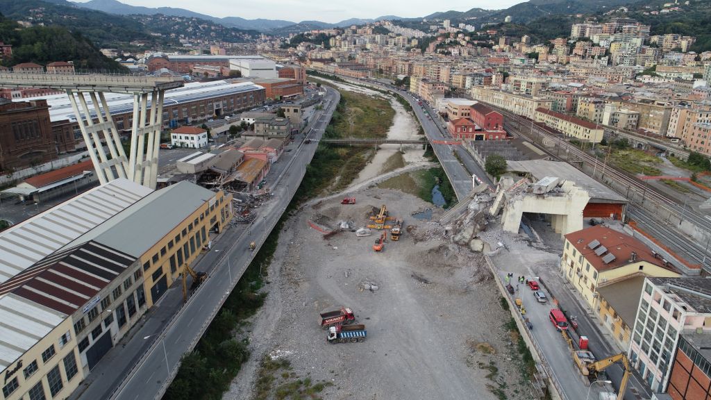 Morandi Bridge site 